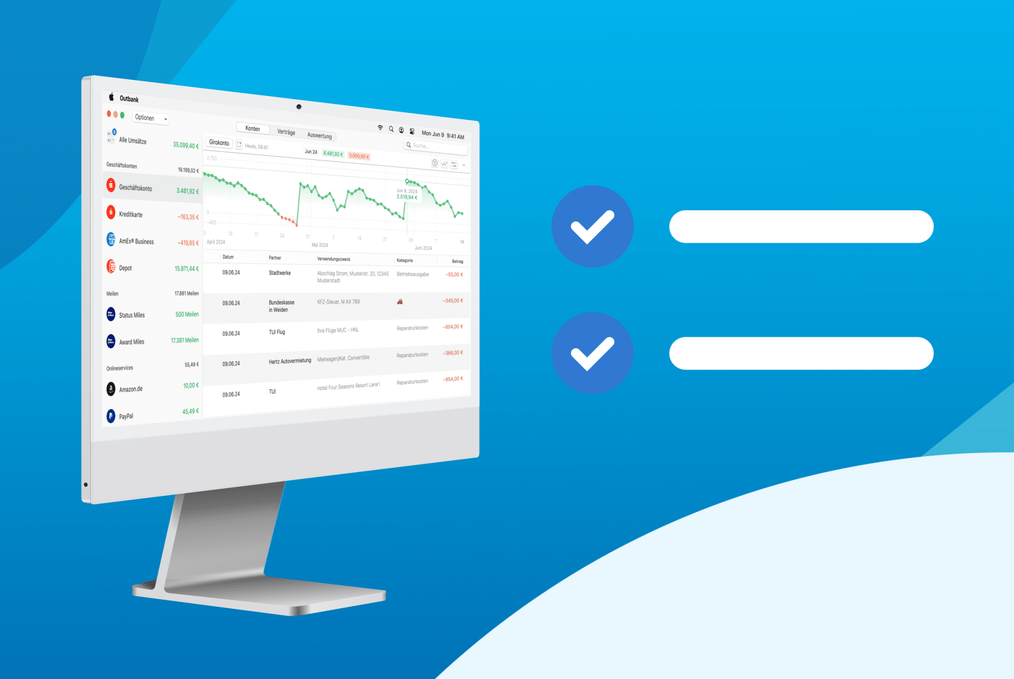 Outbank BUSINESS Features