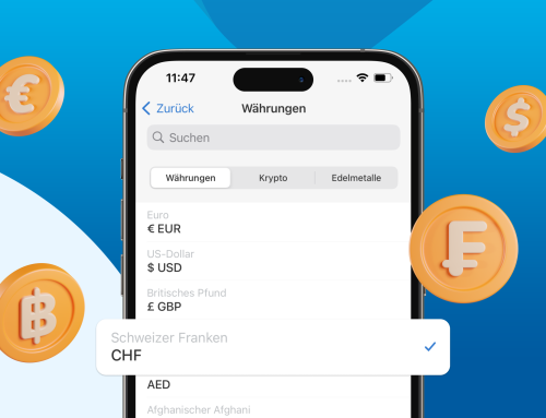 Jetzt neu: Hauptwährung selbst bestimmen