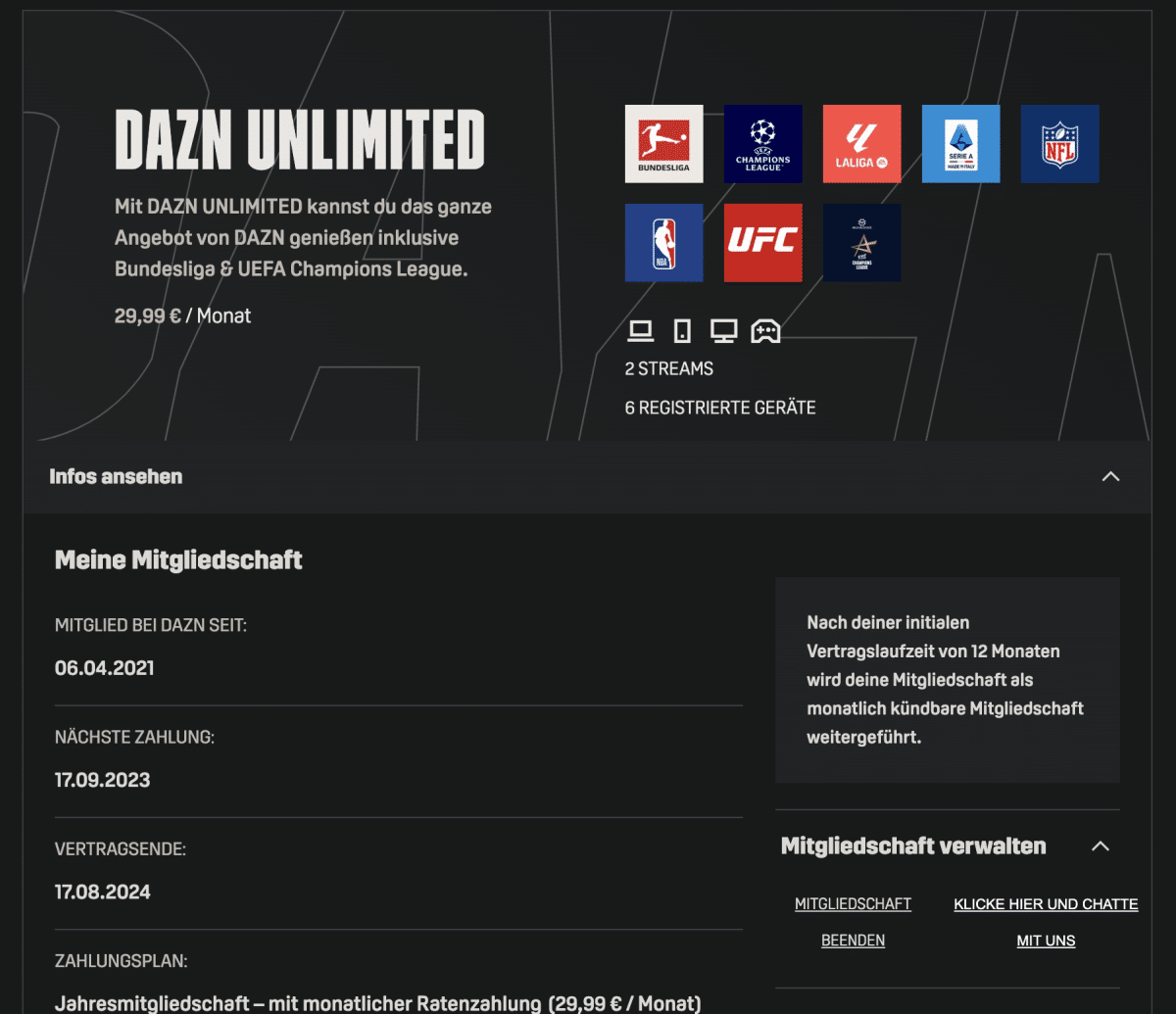 DAZN kündigen so einfach beendet ihr das Abo 2025 Outbank
