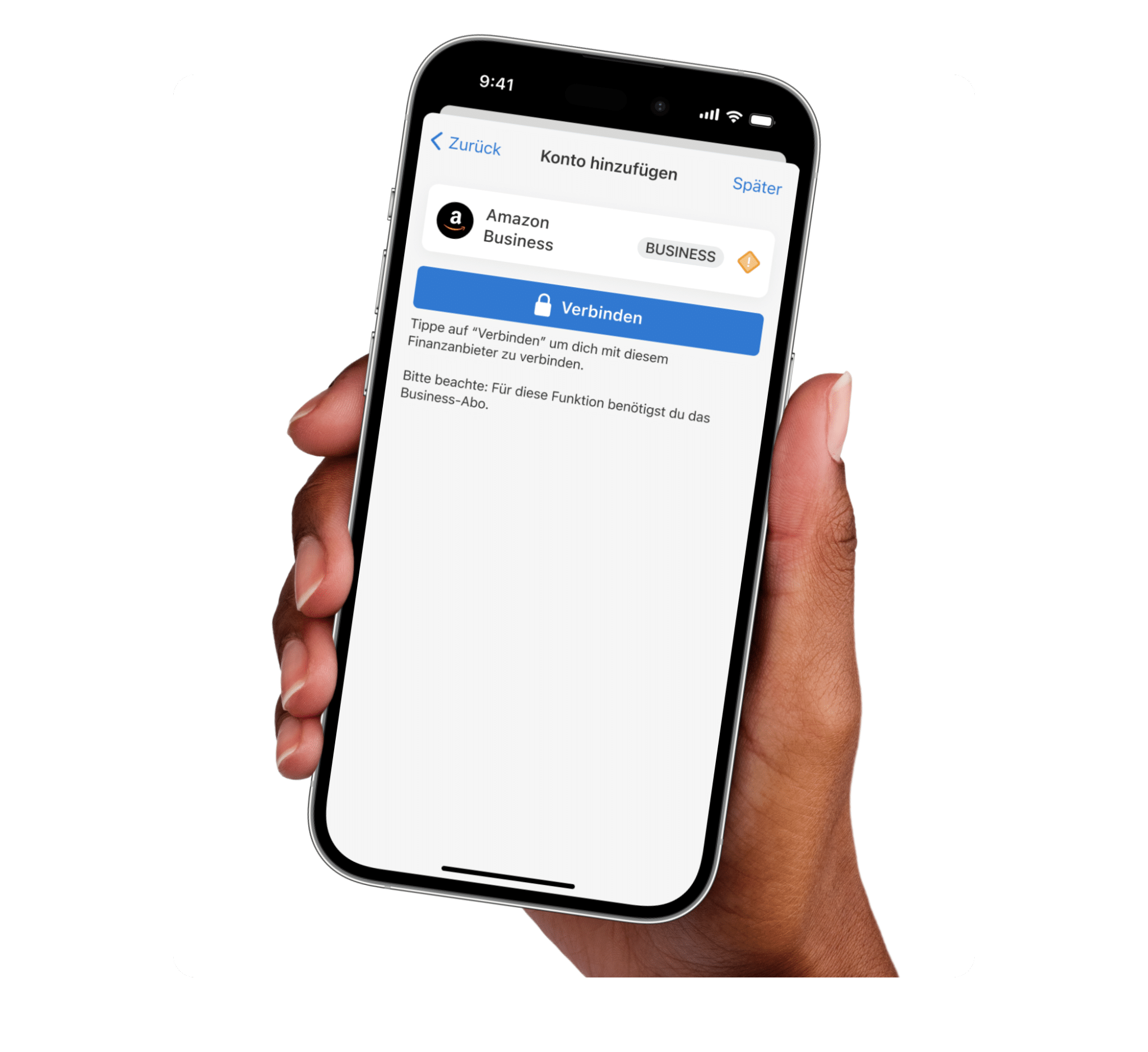 Amazon Business-Integration verknüpfen