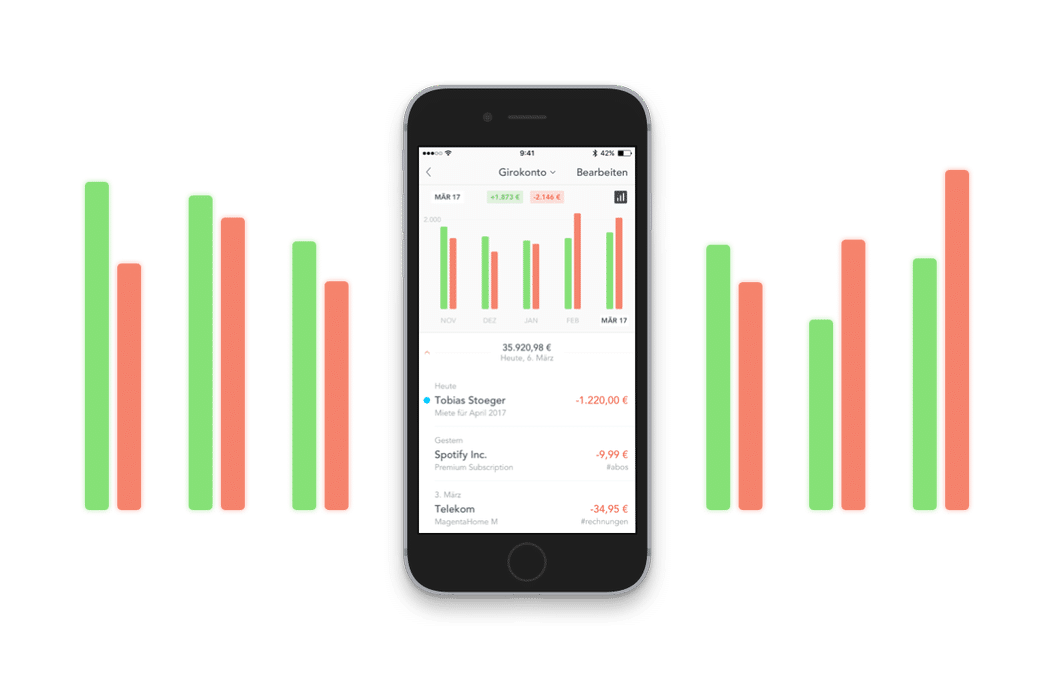 Umsatzgrafik bei Outbank